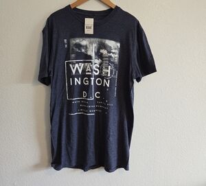 Washington D.C. Navy Graphic Tee